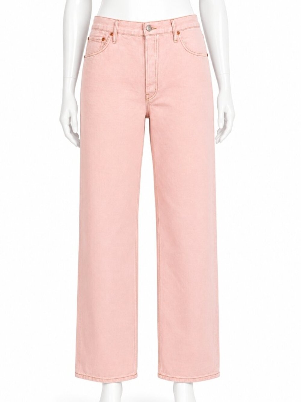 RE/DONE Loose Long Jeans – Washed Pink – Size 30 (NWT)